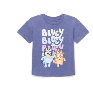 Bluey Kids' Blue Graphic T-Shirt